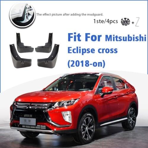 Mudguard For Mitsubishi Eclipse cross Front Rear 4pcs Mudflaps Mudguards Car Accessories Splash Guard Fender 2018 2019 2020