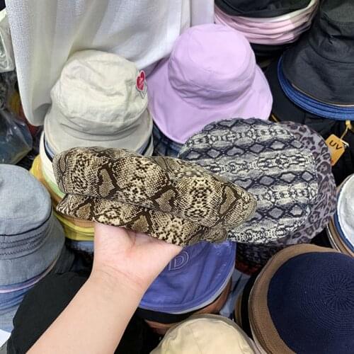 Beret Hats For Women Fashion Trend Newsboy Hat Women Street Harajuku Style Leopard Hat Personalized Casual Men Boina Masculina