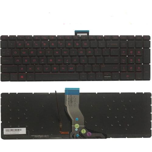 New for HP 15-as000 15t-as000 15t-as100 15-as014wm 15-as068nr 15-as020nr 15-as032nr English US laptop keyboard red backlit