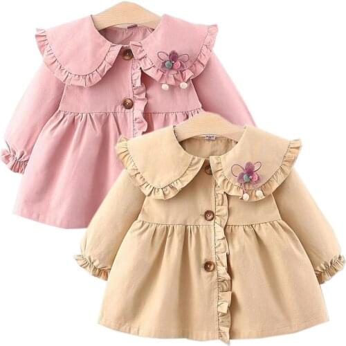 Girls Dress Clothes Winter Fall Long Sleeve Dress For Children Kids Costumes Newborn Baby Rompers Vestidos Bebe