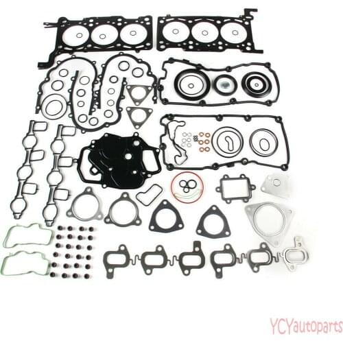 V6 3.0T Diesel Engine Head Crankshaft Gaskets Seals Rebuilding Kit Fit For VW Touareg AUDI A5 S5 Q7 CATA CASA CASB CCMA