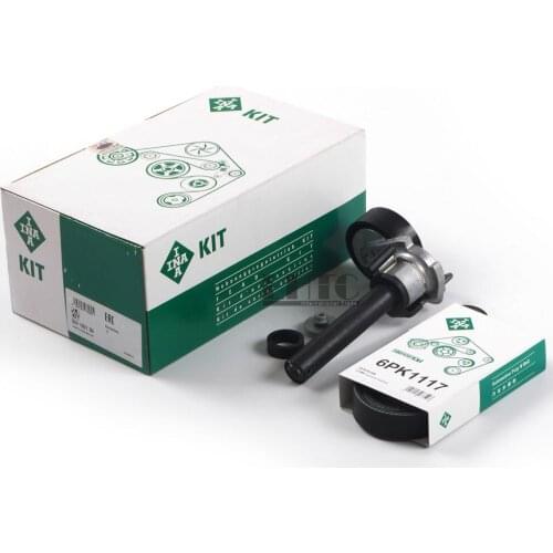 Serpentine Alternator V-Belt Tensioner Kit Set For V W G TI Audi A3 2.0T CCTA