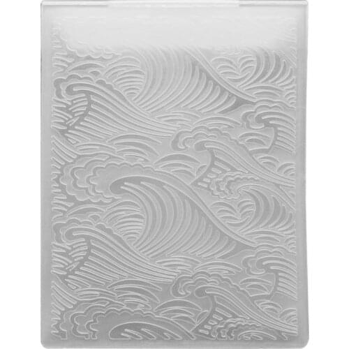 Sea Wave Cloud Background DIY Cutting Dies Scrapbooking Embossing Folder Craft