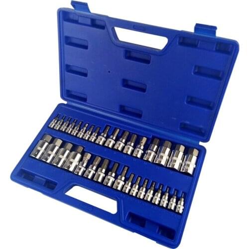 High - Quality 34 PCS Pressure Batch Sleeve Set / Metric Inch Head Machine Repair Professional Tools