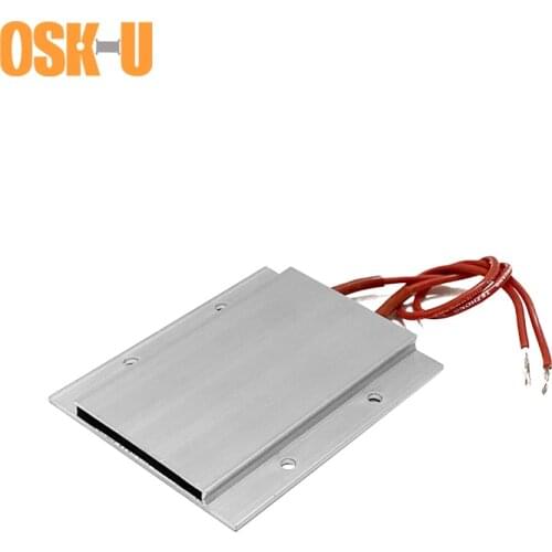 77x62x6mm PTC Heating Element 220V Aluminium Cover 60/80/100/120/150C Thermostatic Air Electric Heater Element for Hand Dryer