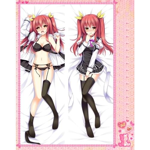 Anime Cartoon Rakudai Kishi no Cavalry Double Bolster Hugging Pillow Case Pillow Cover Pillowcase Peach Skin 2 Way No.511033