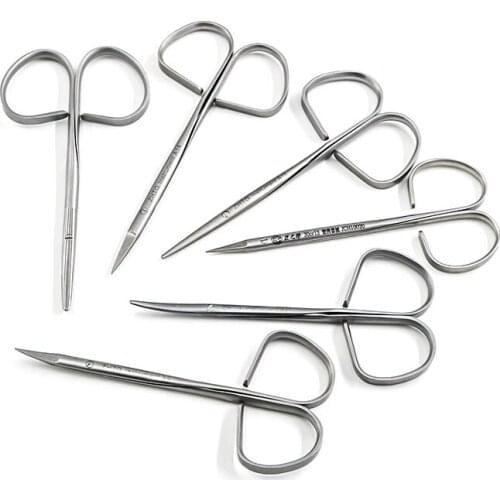 Eye peeling twist handle small scissors tissue scissors plastic blunt scissors double eyelid surgery eye bags fine separation sc
