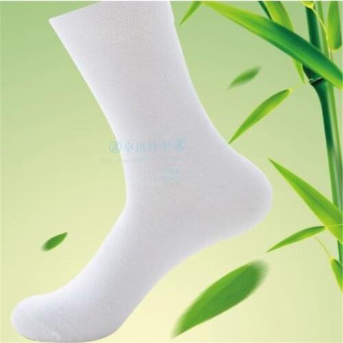 Bamboo fiber solid color, mens and womens cotton hose ZQ043