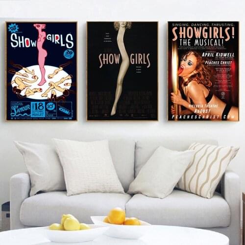 Showgirls Moive Nordic Posters And Prints Wall Art Canvas Painting Wall Pictures For Living Room Decor