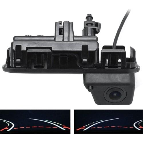 Reverse 1080P Trajectory Tracks Car Rear View Camera Trunk handle For Audi Q2 Q3 Q5 A5 A6 VW Passat Bora Skoda karoq Kodiaq
