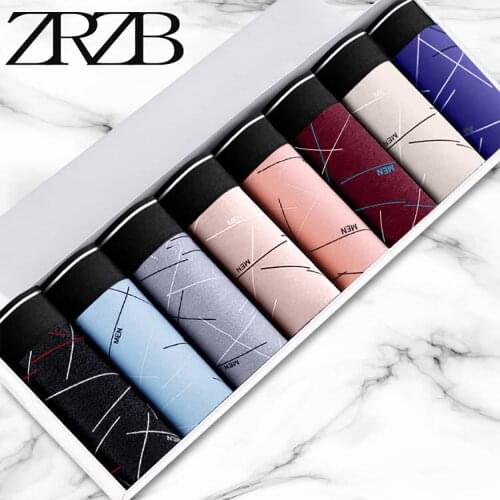 4pcs/Lot Boxer Shorts Underpants man Mens Panties Underwear Men Boxer Boxershorts Homme Breathable Shorts U Convex Pouch