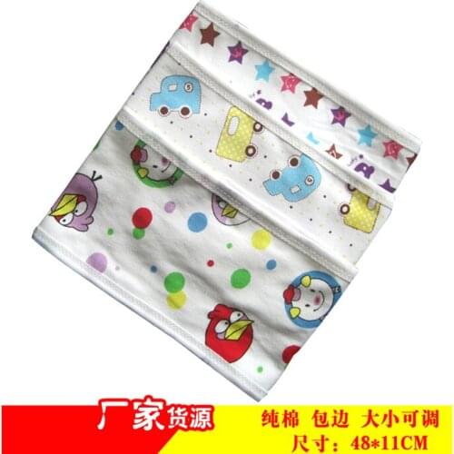Y320 Free Cute Infant cotton thin section newborn umbilical cord care cotton apron abdominal circumference nursing baby belly