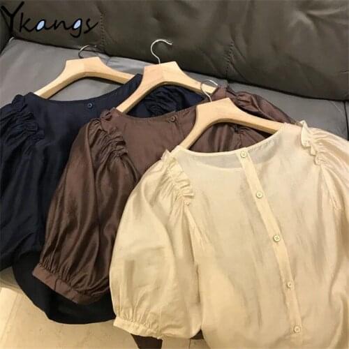 YKANGS Women's Plain T-shirts