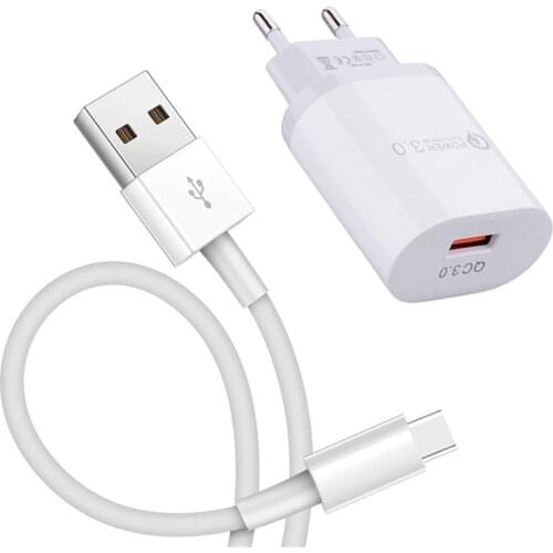 LG G9 G6 Q60 K50 Phone Charger Fast USB adapter Type C Micro Charging Cable For Samsung A21S M31S A10 Zte Axon 7 Nubia Z17 lite