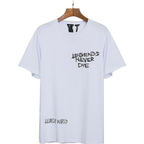 VLONE short-sleeved female couple loose street T-shirt hip-hop trend mens cotton casual letter printing V699520