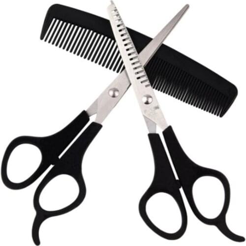 3 Pcs/set Stainless Steel Hair Scissors Cutting Shears Salon Professional Barber Hair Cutting Thinning Shears Hair Styling Tool