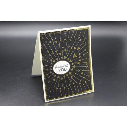 3D Embossing folder with cut Love arrow Design DIY Paper Cutting Dies Scrapbooking Plastic Embossing Folder