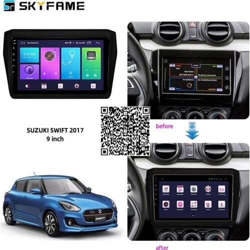 SKYFAME 4+64G Car Radio Stereo For Suzuki Swift 2017 Android Multimedia System GPS Navigation DVD Player