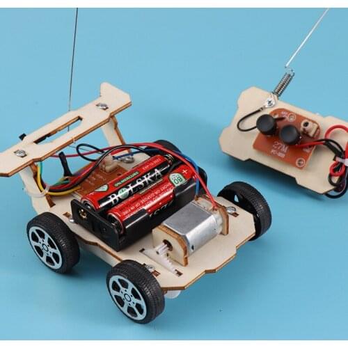 Science technology DIY wireless remote control car science experiment primary and secondary education teaching childrens toys