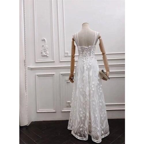 White color african mesh lace fabric YG-451 embroidered tulle lace with pretty flowers and nice design for wedding or skirt