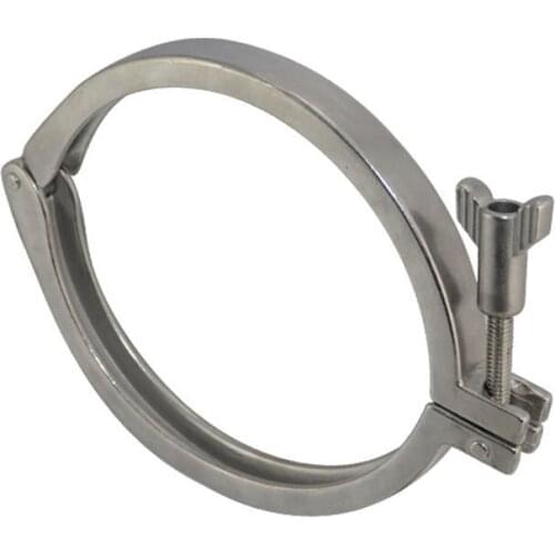 Free shipping 5" Sanitary Tri Clover Compatible Clamp Fits 145MM OD Ferrule