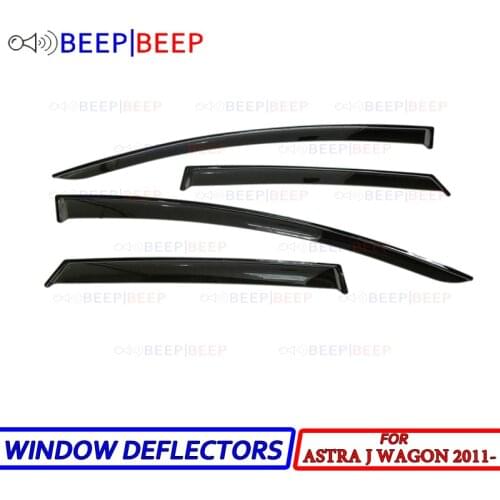 For Opel Astra J Wagon 2011- car window deflectors car wind deflector sun guard rain vent cover styling accessories