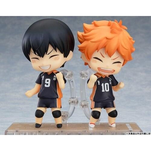 Anime Action Figure Haikyu Karasuno High School Volleyball Club No10 Shoyo Hinata 461# Kageyama Tobio # 489 Q Ver PVC Figure Toy