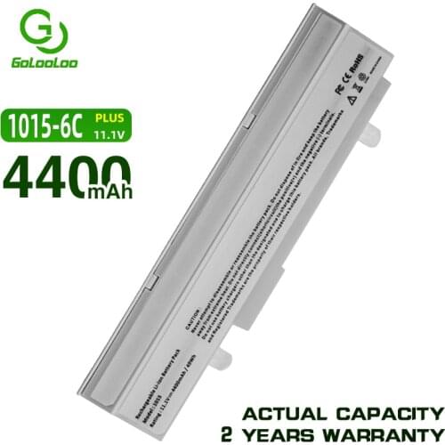 Golooloo 4400MaH white battery for ASUS A32-1015 A31-1015 1015P 1015PDT 1015PDX R011P R051 VX6S 90-OA001B2400Q 90-OA001B2600Q