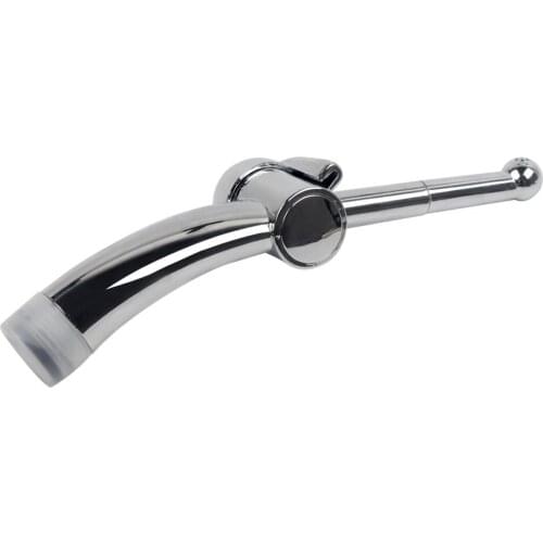 IKOKY Enema Sex Cleaning Shower Enemator 7 Hole Anal Douche Silver Vaginal and Anal Rinse Sex Toys for Men And Women