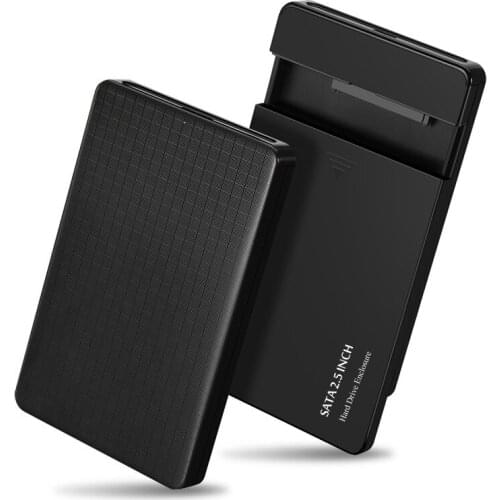 USB 3.1 Type-c Mobile Hard Disk Box 2.5-inch SATA Notebook Type-C Hard Disk Box SSD Grid Pattern 6TB Capacity