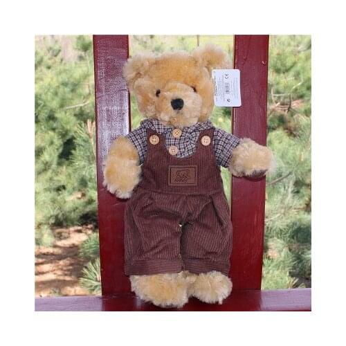 Bebes doll Little bear doll lovers a press baby doll plush toys girl married wedding gift