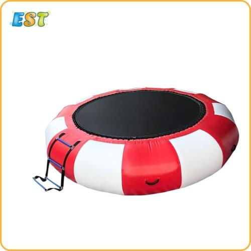 Inflatable Water Trampoline Series Splash Padded Water Bouncer Inflatable Jump Water Trampoline Bounce Swim Platform for Sports