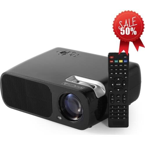 CRENOVA Clearance Projector 2600 Lumens 800*480 Resolution Office Full HD 1080P Supported Home Cinema Theater Projector