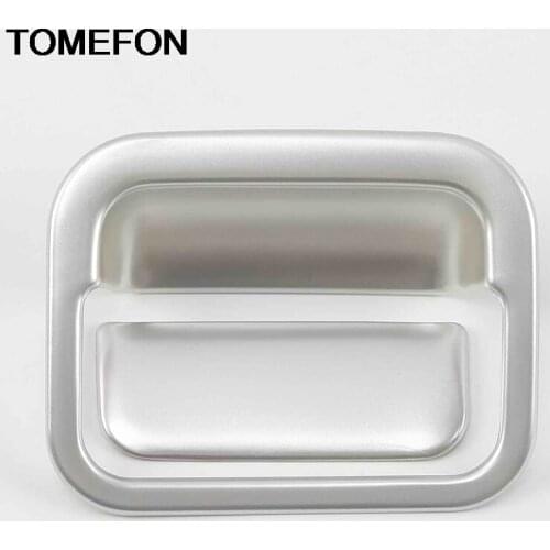 TOMEFON Interior For Mitsubishi Outlander 2016 2017 Storage Box Handle Decoration Car Trims ABS Chrome Original Plant Lines
