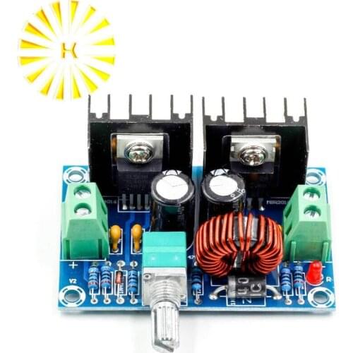 XH-M401 DC-DC Step Down Buck Converter Power Supply Module XL4016E1 PWM 4-40V To 1.25-36V Step Down Board 8A 200W Connector