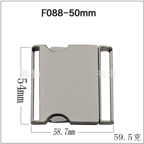 Custom Buckles 50Pcs Quick Side Release Metal Buckles Strap Buckle For 50mm Webbing DIY Bags Pets Leash Clothes Accessories