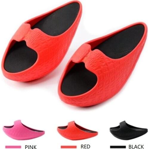 Women Fitness Weight Loss Massage Slippers Female Negative Heel Stovepipe Toning Shoes Sneakers Drag Wedges Platform Swing Shoes