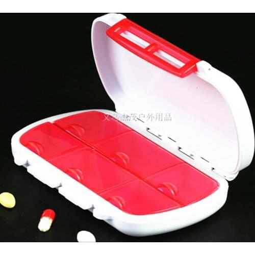 2017 Large capacity Emergency box portable first aid kit Travel 6 lattice small Medical Kit Home Mini drugs Storage bag