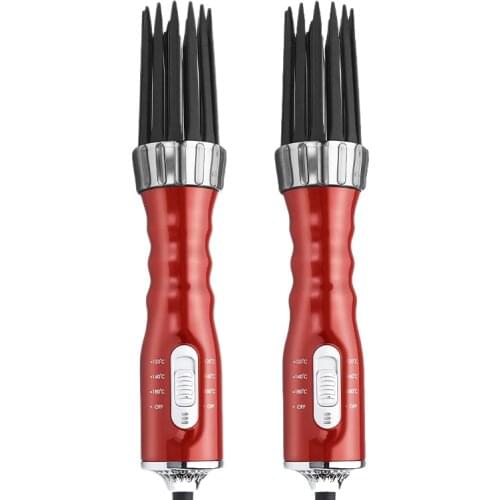 3 in1 Professional Hair Dryer Brush Salon Hot Air Paddle Styling Brush for Drying,Styling,Straightening,Curling