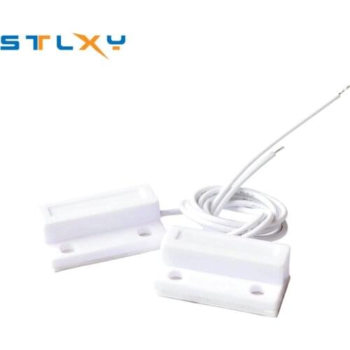 5 pair /lot MC-38 Wired Door Window Sensor Magnetic Switch Home Alarm System Detector