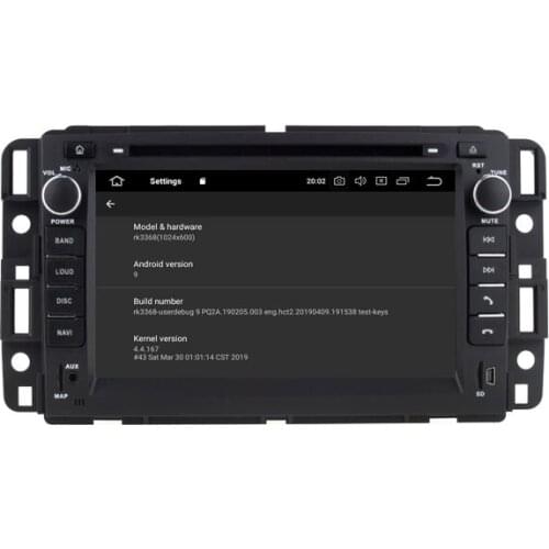 7" Android 10.0 Car DVD Multimedia GPS Radio System for GMC Yukon 2007-2014 Sierra 2007-2014 Savana 2008-2013 Acadia 2007-2012