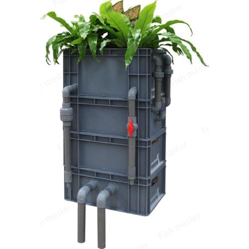 Koi Fish Pond Landscape Pond Biochemical Filtration System. Fish Pond Water Purifier. Seafood Pond Filter Sewage Processor