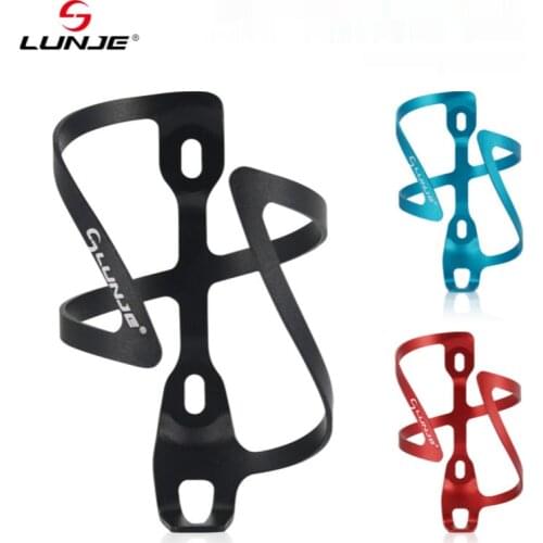 3 Colors One-piece Aluminum Alloy Cycling Bike Water Bottle Cage Mountain Bike MTB Water Cup Holder Bicycle Accessories