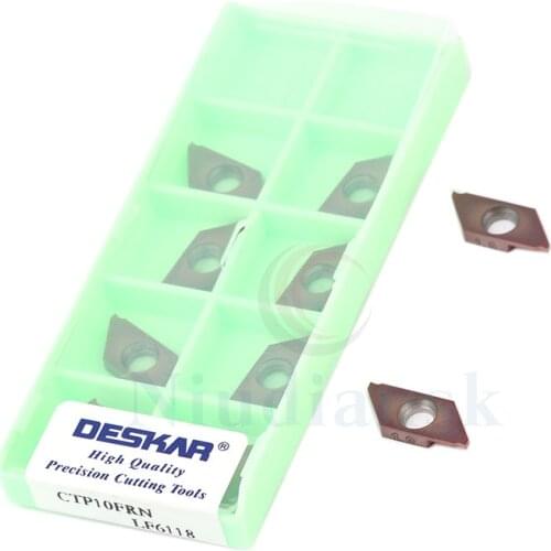 CTP07FR CTP10FR CTP15FRN LF6118 Turning Grooving Inserts CTP20FR CNC Lathe Cutting Tool CTP20FRN LF6118 Slotting Carbide Inserts