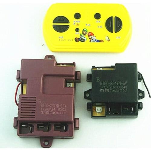 R1GD-2G4YN-12V Childrens electric toy car bluetooth remote control and reveiver with smooth start function,2.4G transmitter