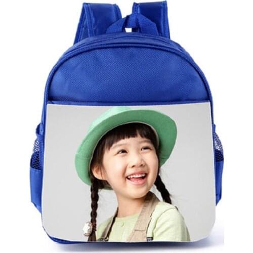 Heat transfer Sublim blank childrens schoolbag kindergarten photo special school bag custom DIY/ personalized custom school bag