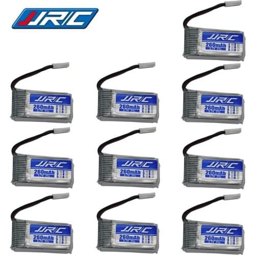 JJRC H8 Original Battery 3.7V 260mAh Lipo Battery for JJRC H8 JJRC H8 Mini RC Quadcopter drone part 10Pcs/sets H8Mini Battery