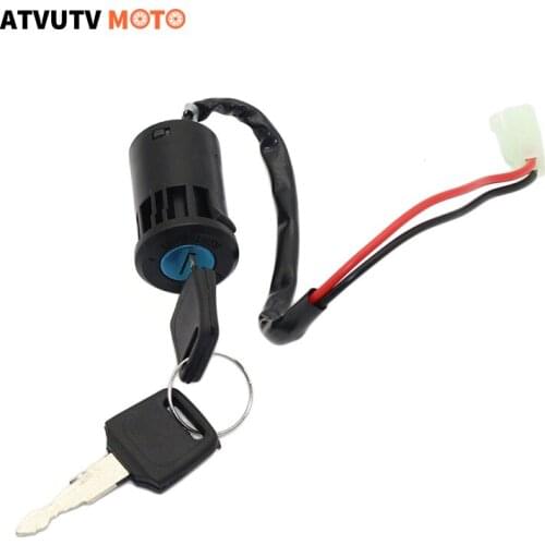 2 Wire Ignition Key Switch Lock With 2 Keys For Electrical Scooter Moped Mobility Motorcycle Go Kart Pocket Dirt Bike Atv
