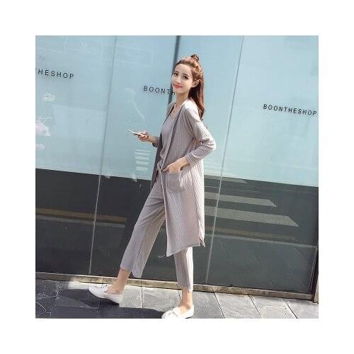 Pregnant Womens Maternity Set (Top+Dress) New Autumn And Winter Woolen Vest Dress Bottoming Shirt Two-piece Maternity Dress New