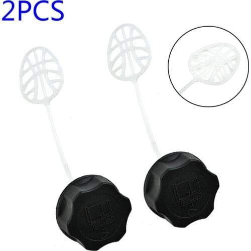2PCS Fuel Petrol Tank Cap Cover For Strimmer Trimmer Brushcutter Spare Parts Replacement Fuel Tank Cap Plastic Fuel Tank Cap New